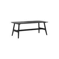 table basse suly en bois noir 120 cm