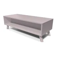 table basse scandinave bois rectangulaire viking  violet pastel vikingtablb-vip