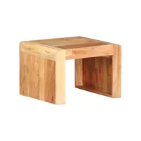 table d'appoint 43x40x30 bois d'acacia massif