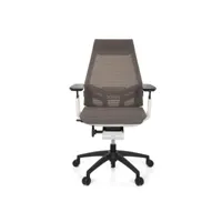 chaise de bureau chaise bureau genidia smart white tissu maille gris hjh office