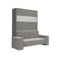 armoire lit escamotable palace sofa 140*200 cm tête de lit coloris personnalisable mecanique sedac meral 20100995449
