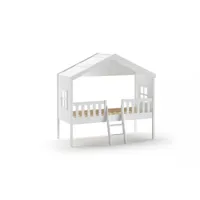lit cabane blanc housebeds hbzg9014