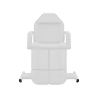 chaise de traitement de beauté, fauteuil de relaxation, chaise de salon similicuir blanc 180x62x78 cm fvbb14183 meuble pro