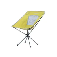 chaise de camping pivotante à 360° - kingcamp - 55 x 58 x 70 cm