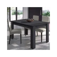 table de repas extensible gris - oxnard - l 140-190 x l 90 x h 78 cm