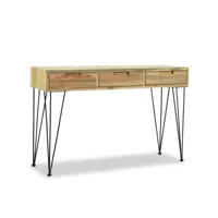 table console - table d'appoint 120x35x76 cm teck massif