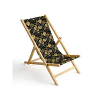 chaise longue pliable en bois fauteuil de plage pliant en hetre classique lit de plage palmen gold 1 [119]
