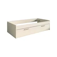 lit gigogne 90x190 en bois blanc - lt9007
