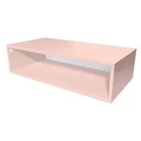 cube de rangement bois 100x50 cm  rose pastel cube100-rp