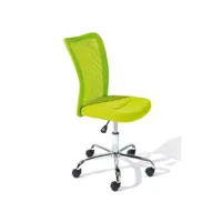paris prix - fauteuil de bureau enfant colors 89-99cm vert