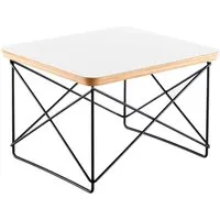 vitra - hpl blanc / foncé de base eames occasional table ltr
