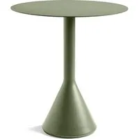 hay - palissade cone table de bistrot ø 70 x h 74 cm, olive