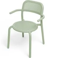 fatboy - toní chaise avec accoudoirs, mist green