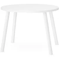 nofred - mouse table d'enfant ovale 64 x 46 cm, blanche