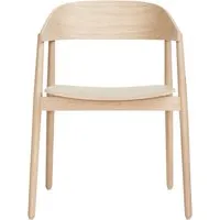 andersen furniture - ac2 chaise, chêne blanc pigmenté