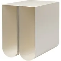 kristina dam studio - table d'appoint curved, beige