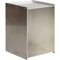frama - rivet box table latérale en aluminium