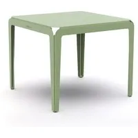 weltevree - bended table table de bistrot, 90 x 90 cm, vert pâle (ral 6021)