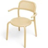 fatboy - toní chaise avec accoudoirs, sandy beige