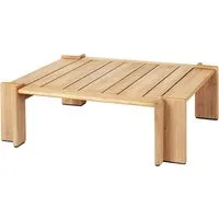 gubi - atmosfera outdoor table d'appoint, 100 x 113 cm, naturel