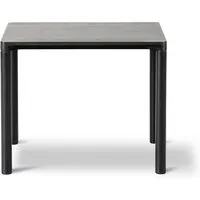 fredericia - piloti table de salon, 39 x 46,5 cm h 41 cm, chêne laqué noir