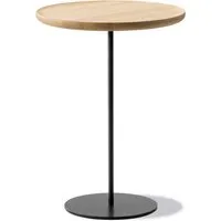 fredericia - pal table d'appoint ø 44 cm h 52 cm, chêne huilé clair / noir
