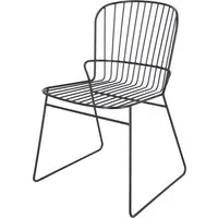 jan kurtz - ferly chaise de jardin, noir