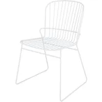 jan kurtz - ferly chaise de jardin, blanc