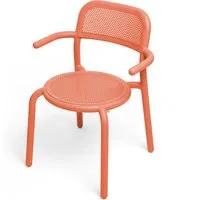 fatboy - toní chaise avec accoudoirs, tangerine