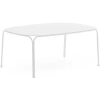 kartell - hiray table de jardin basse, h 38 cm, blanc