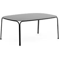 kartell - hiray table de jardin basse, h 38 cm, noir