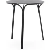 kartell - hiray table de jardin, ø 60 cm, noir