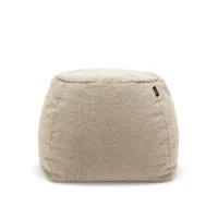 freistil - 173 pouf (teddy edition), ø 55 cm, gris pierre (6532)