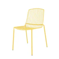 jan kurtz - mori chaise de jardin, jaune