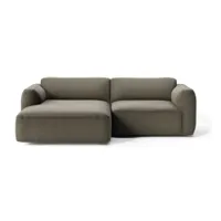 & tradition - develius mellow canapé d'angle, configuration c, warm grey (barnum 08)