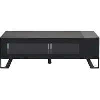 meubles tv erard meuble naga 1400 carbon + trappe + qi + chargeur 4 usb