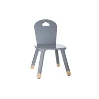 chaise atmosphera chaise enfant grise collection douceur