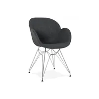 fauteuil de relaxation kokoon design fauteuil design alix dark grey 59x57,5x85 cm