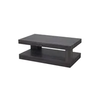 table basse de salon hwc-a32, structure 3d fsc 40x110x60cm aspect chêne noir