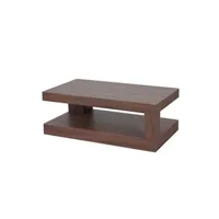 table basse mendler table basse de salon hwc-a32, structure 3d fsc 40x110x60cm aspect chêne marron