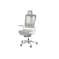 fauteuil de bureau mendler fauteuil de bureau merryfair wau 2 rembourrage filet ergonomique blanc gris