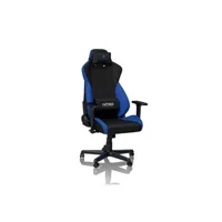 chaise gaming nitro concepts s300 chaise de gaming / fauteuil de bureau - galactic blue (noir / bleu)