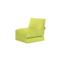 pouf sitting point fauteuil modulable twist vert anis