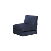 pouf sitting point fauteuil modulable twist bleu jeans