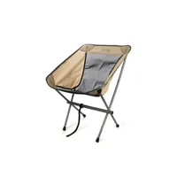 chaise et fauteuil de camping nature et découvertes siège ultra-léger beige