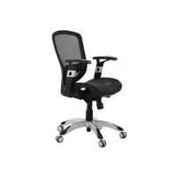 fauteuil de bureau ergonomique 'typhon' noir
