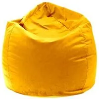 pouf jumbo bag pouf poire - curry 14200v-67