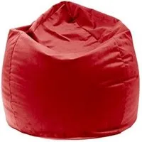 pouf jumbo bag pouf poire - rouge scarlet 14200v-50