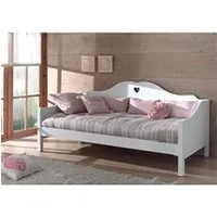lit canapé enfant en bois blanc 90x200 lc2001