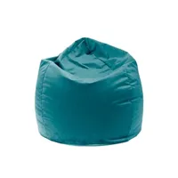 pouf jumbo bag pouf poire - bleu paon 14200v-34